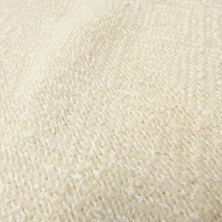 Kameli apartment（カメリ アパートメント）「エクリュ（生成）」手織り大判ストール（ショール）リネン×ウール＜即日発送可＞の画像