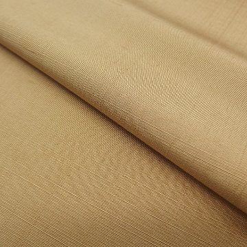 アトリエ品川 「青牡丹（紬地）」 九寸名古屋帯 染め帯 茶系の生成色＜お仕立て代込＞の画像