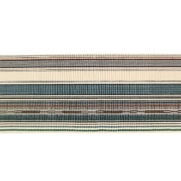 ＜お仕立て代込＞鈴木美緒「草木染・八重山ミンサー」 生成に白茶と緑の画像