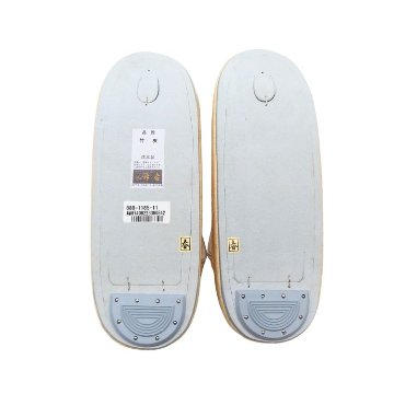 衿秀 南部表（畳表・志那表）×シコロ織鼻緒「前3後7」Lサイズ 草履 生成＜即日発送可＞の画像