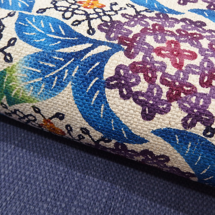 ＜お仕立て代込＞城間栄順（城間びんがた工房）×手織真綿帯（織田工房）「花車」灰紫 本場琉球紅型 八寸名古屋帯 染め帯の画像