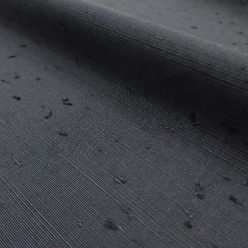<お仕立て代込>濱紬×千成堂着物店 「網織紬（ひげ紬）一等品」 羽尺（コート地） 墨色の画像