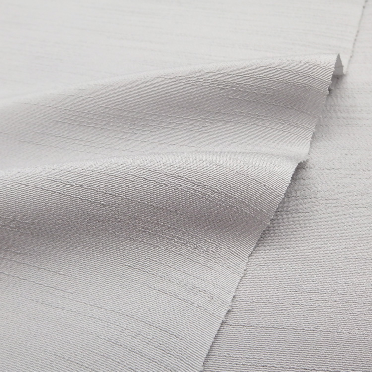 千成堂着物店 一点もの帯揚げ 「白鼠 × 紬糸入り」＜即日発送可＞ の画像