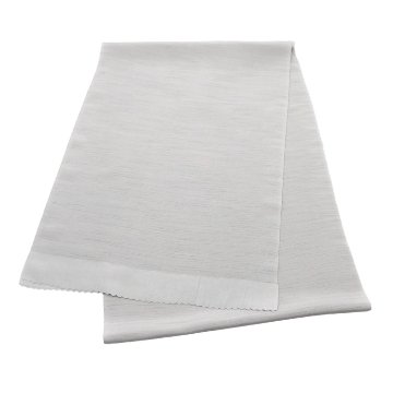 千成堂着物店 一点もの帯揚げ 「白鼠 × 紬糸入り」＜即日発送可＞ の画像