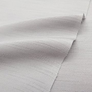 千成堂着物店 一点もの帯揚げ 「白鼠 × 紬糸入り」＜即日発送可＞ の画像