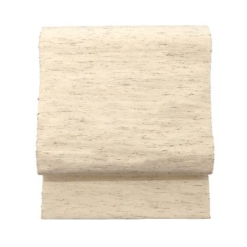 ＜お仕立て代込＞紅花の里工房 「ぜんまい八寸帯」 八寸名古屋帯 生成色の画像