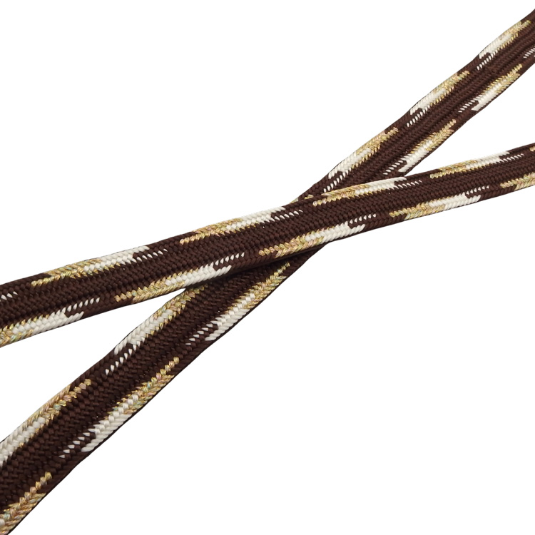 和小物さくら 帯締め 高麗浮目静海 昼夜 焦げ茶＜即日発送可＞の画像