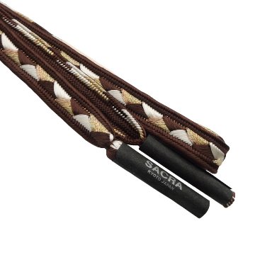 和小物さくら 帯締め 高麗浮目静海 昼夜 焦げ茶＜即日発送可＞の画像