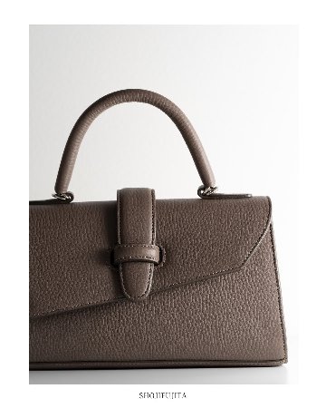 <10/31 21:00～ 発売>SHOJIFUJITA（ショウジフジタ） 「DANCER5 横長 シュリンク×トープ」 ハンドバッグの画像