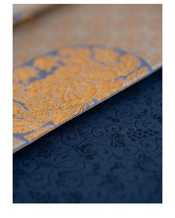 ＜リユースとヴィンテージ＞龍村晋 袋帯「近衛富貴文錦」灰×金糸＜即日発送可＞の画像