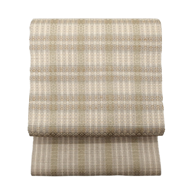 お仕立て代込＞小林純子 「裂織布（さきおりふ）」 八寸名古屋帯