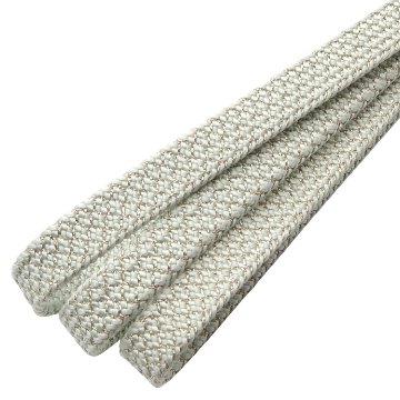 衿秀 帯締め 三分紐 角朝組 銀糸鹿の子 月白＜即日発送可＞の画像