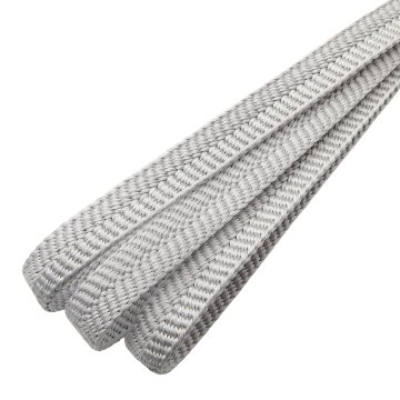 衿秀 帯締め 三分紐 白鼠 ＜即日発送可＞の画像