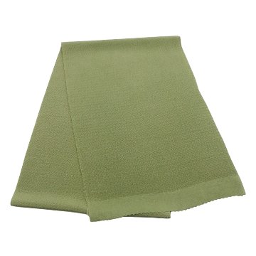 千成堂着物店 一点もの帯揚げ 「鶸茶 × うずらちりめん（鶉縮緬）」＜即日発送可＞ の画像