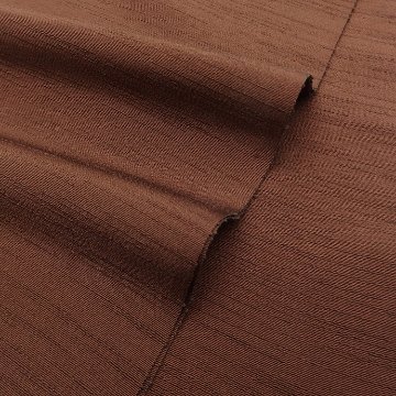 千成堂着物店 一点もの帯揚げ 「焦げ茶 × 紬糸入り」＜即日発送可＞ の画像