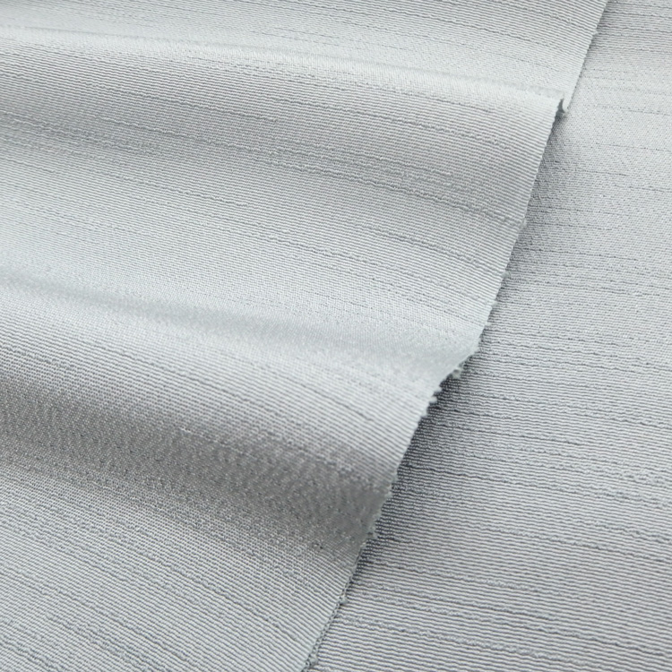 千成堂着物店 一点もの帯揚げ 「薄灰青 × 紬糸入り」＜即日発送可＞ の画像