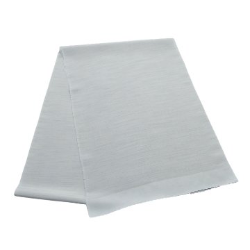 千成堂着物店 一点もの帯揚げ 「薄灰青 × 紬糸入り」＜即日発送可＞ の画像