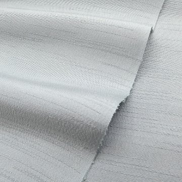 千成堂着物店 一点もの帯揚げ 「薄灰青 × 紬糸入り」＜即日発送可＞ の画像