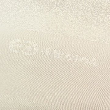 和小物さくら 帯揚げ  雪花銀ちらし 刺繍 白練色（白に近いベージュ系）＜即日発送可＞の画像