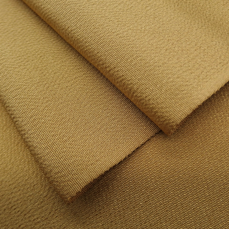 和小物さくら 無地帯揚げ 丹後ちりめん 久木染色 (35)  ＜即日発送可＞の画像