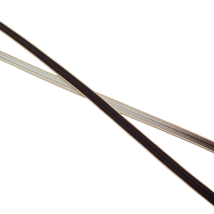 和小物さくら 帯締め 綾竹双葉ぼかし切替 珈琲色から白花色ぼかし 切房 ＜即日発送可＞の画像