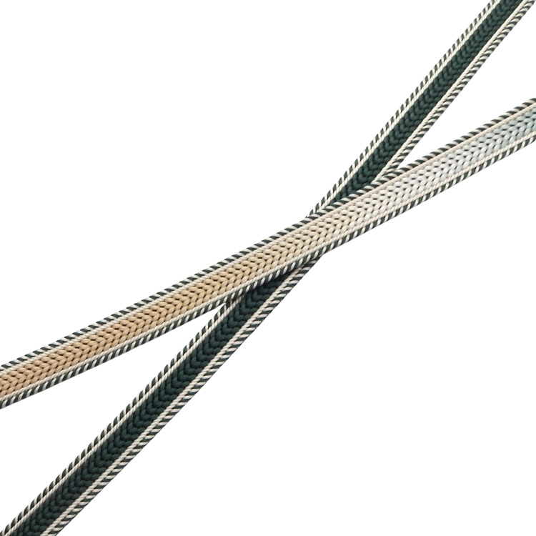 和小物さくら 帯締め 綾竹耳縞暈し48玉 切房 錆浅葱から飴色＜即日発送可＞の画像