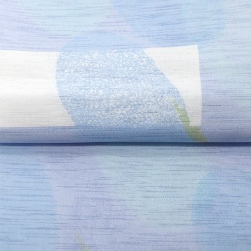 佐藤碧 「Capture the gleam 三部作より"朝"」紬の帯揚げ 薄い灰青（水色系）の画像