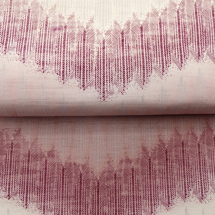 和小物さくら 帯揚げ 紬地杉木立波暈し 浅紫から灰梅＜即日発送可＞の画像