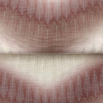 和小物さくら 帯揚げ 紬地杉木立波暈し 紫鳶から白練＜即日発送可＞の画像