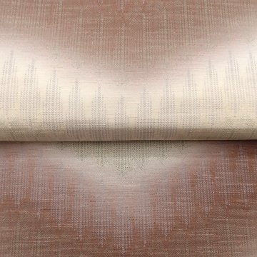 和小物さくら 帯揚げ 紬地杉木立波暈し 唐茶から白練＜即日発送可＞の画像