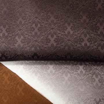 ワタマサ 帯揚げ 「coffee（コーヒー） 」 焦げ茶ぼかしと焦香＜即日発送可＞の画像