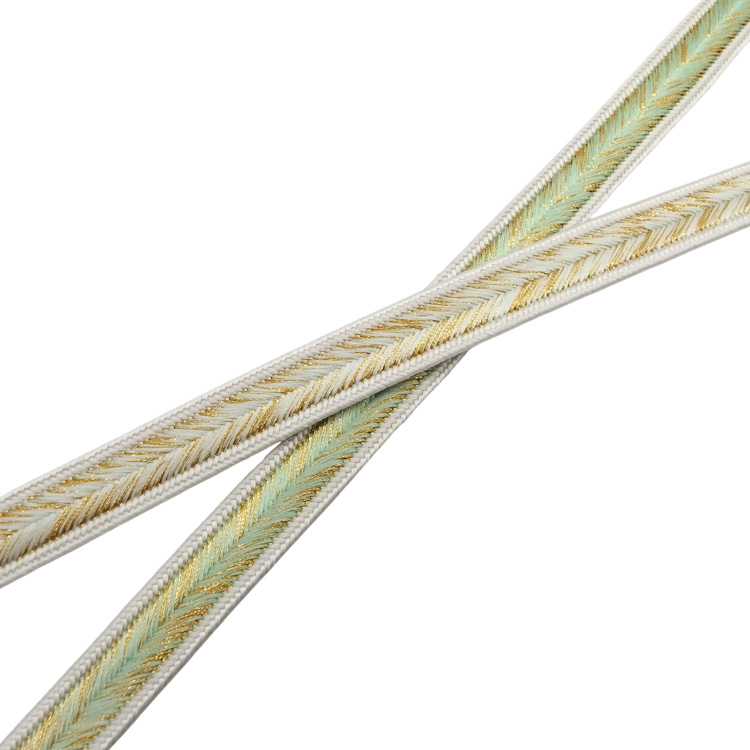 千成堂セレクト 帯締め 高麗大和ぼかし 薄萌葱から白緑 切房 ＜即日発送可＞ の画像