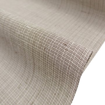 奥順「夏結城 網代 (石下結城紬)・広幅」着尺 茶鼠色＜お仕立て代込＞の画像