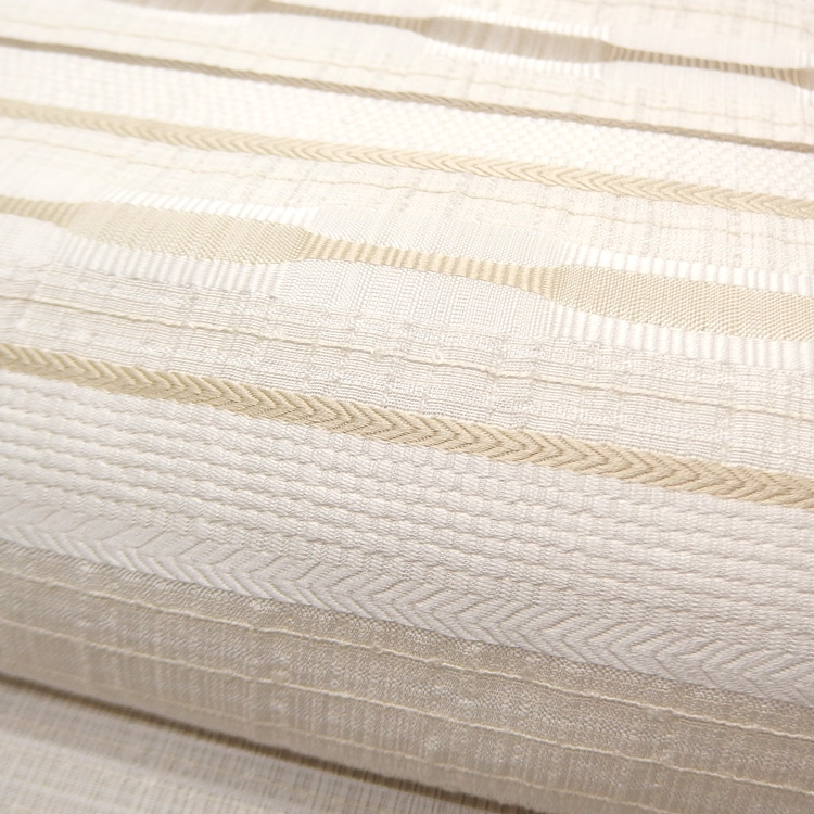 西村織物「杉綾」博多織 九寸名古屋帯 オールシーズンの帯 白練＜お仕立て代込＞の画像