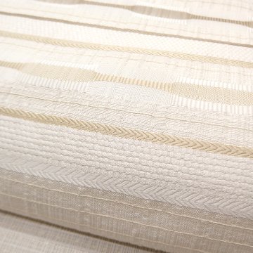 西村織物「杉綾」博多織 九寸名古屋帯 オールシーズンの帯 白練＜お仕立て代込＞の画像