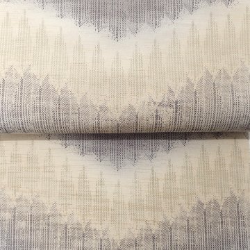 和小物さくら 帯揚げ 紬地杉木立波暈し 灰白色から薄鼠＜即日発送可＞の画像