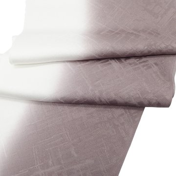 千成堂セレクト 帯揚げ 丹後ぼかし 薄鼠と白 ＜即日発送可＞の画像