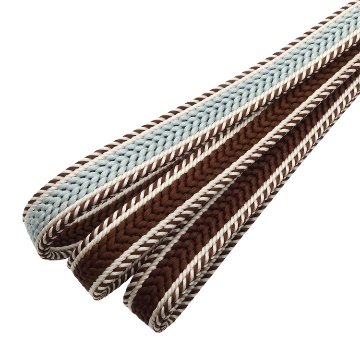 和小物さくら 帯締め 綾竹耳縞暈し48玉 切房 茶色から水色＜即日発送可＞の画像