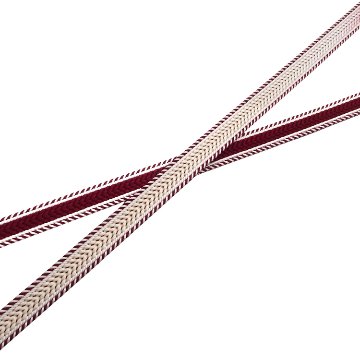 和小物さくら 帯締め 綾竹耳縞暈し48玉 切房 濃紅から胡粉色＜即日発送可＞の画像