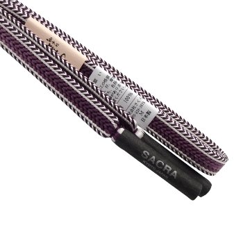 和小物さくら 帯締め 綾竹耳縞暈し48玉 切房 桑の実色から藍白＜即日発送可＞の画像