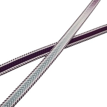 和小物さくら 帯締め 綾竹耳縞暈し48玉 切房 桑の実色から藍白＜即日発送可＞の画像