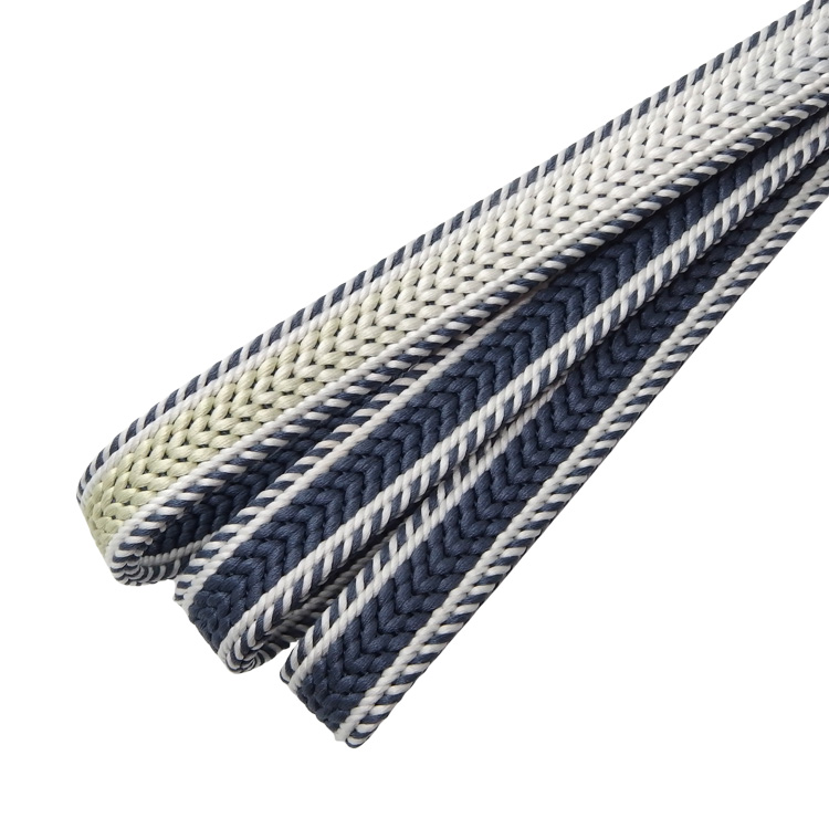 和小物さくら 帯締め 綾竹耳縞暈し48玉 切房 紺鼠から薄萌葱＜即日発送可＞の画像