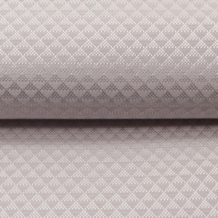 京都丹後の機屋×千成堂着物店 一点もの帯揚げ 「鱗×銀節糸」 濃灰桜色×銀＜即日発送可＞ の画像