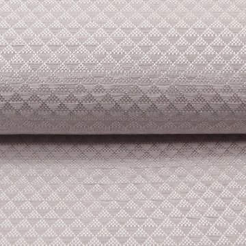 京都丹後の機屋×千成堂着物店 一点もの帯揚げ 「鱗×銀節糸」 濃灰桜色×銀＜即日発送可＞ の画像