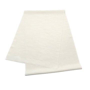 千成堂着物店 一点もの帯揚げ 「生成色 × 紬糸入り」＜即日発送可＞ の画像
