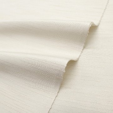 千成堂着物店 一点もの帯揚げ 「生成色 × 紬糸入り」＜即日発送可＞ の画像