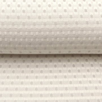 渡敬 帯揚げ 行儀角通し ドット 白鼠＜即日発送可＞の画像