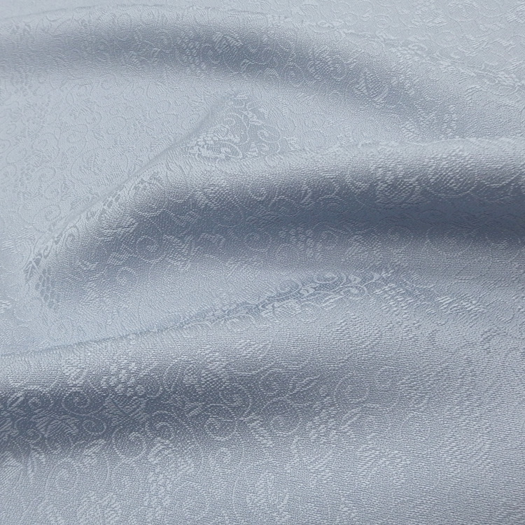 ＜袷・仕立て上がり＞丹後の機屋×千成堂着物店「伊予生糸の色無地」灰青 ＜Mサイズ・身長155〜165cm・即日発送可＞の画像