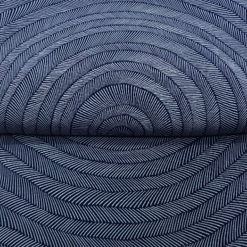 和小物さくら 渦友禅 帯揚げ 濃紺 ＜即日発送可＞の画像