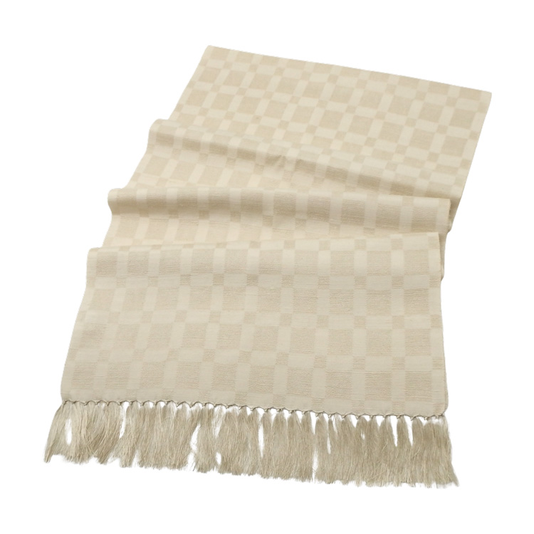 澤井織物「象牙色」千成堂別注 ストール（ショール）の画像